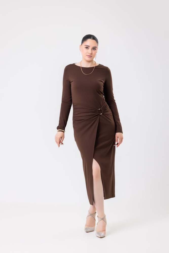 14129_коричневый_1 платье   _result