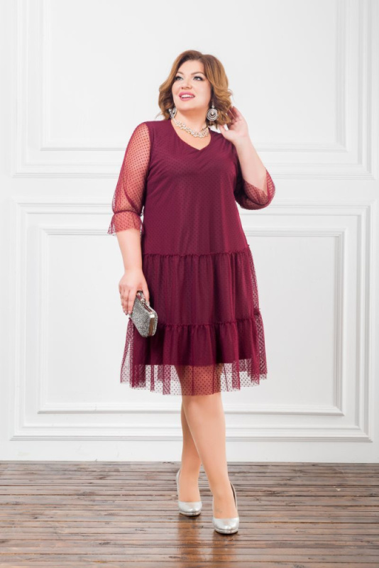 18639-1_бордовый_1 платье