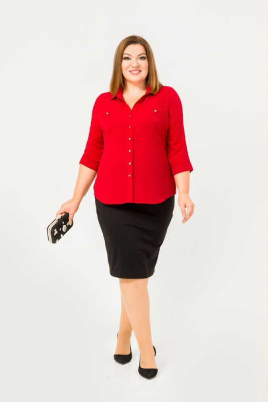 18629-1_чёрный_2 юбка, 171928-1_красный_1 рубашка