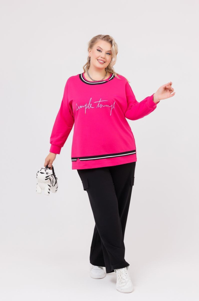 132643-1_Малиновый_1 свитшот ,132644-1_Черный брюки