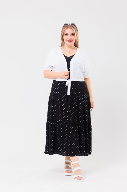 132483-1_бело-чёрный горох_2 комплект