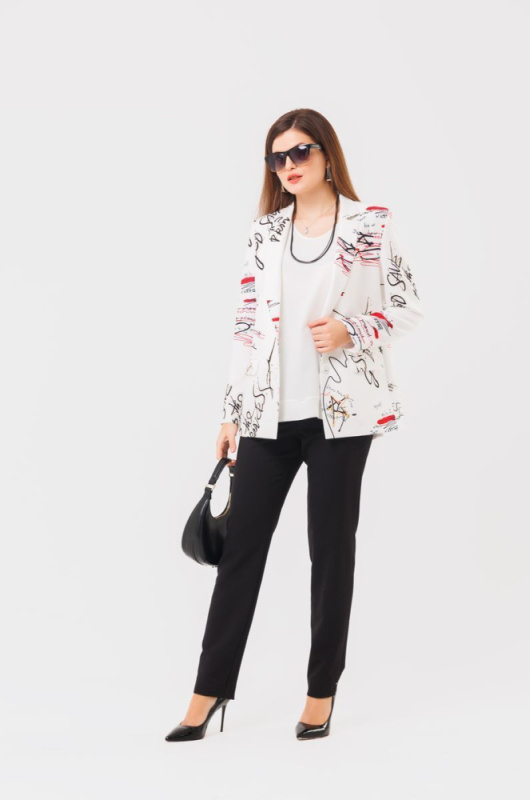 172406_мультиколор_1 жакет, 172395_чёрный брюки